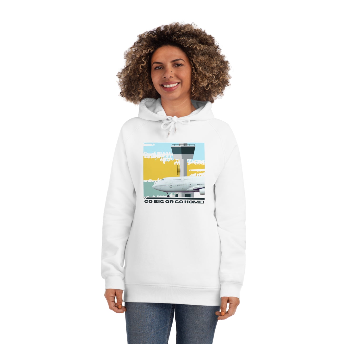 747 Inspired Hoodie - 'Go Big or Go Home'
