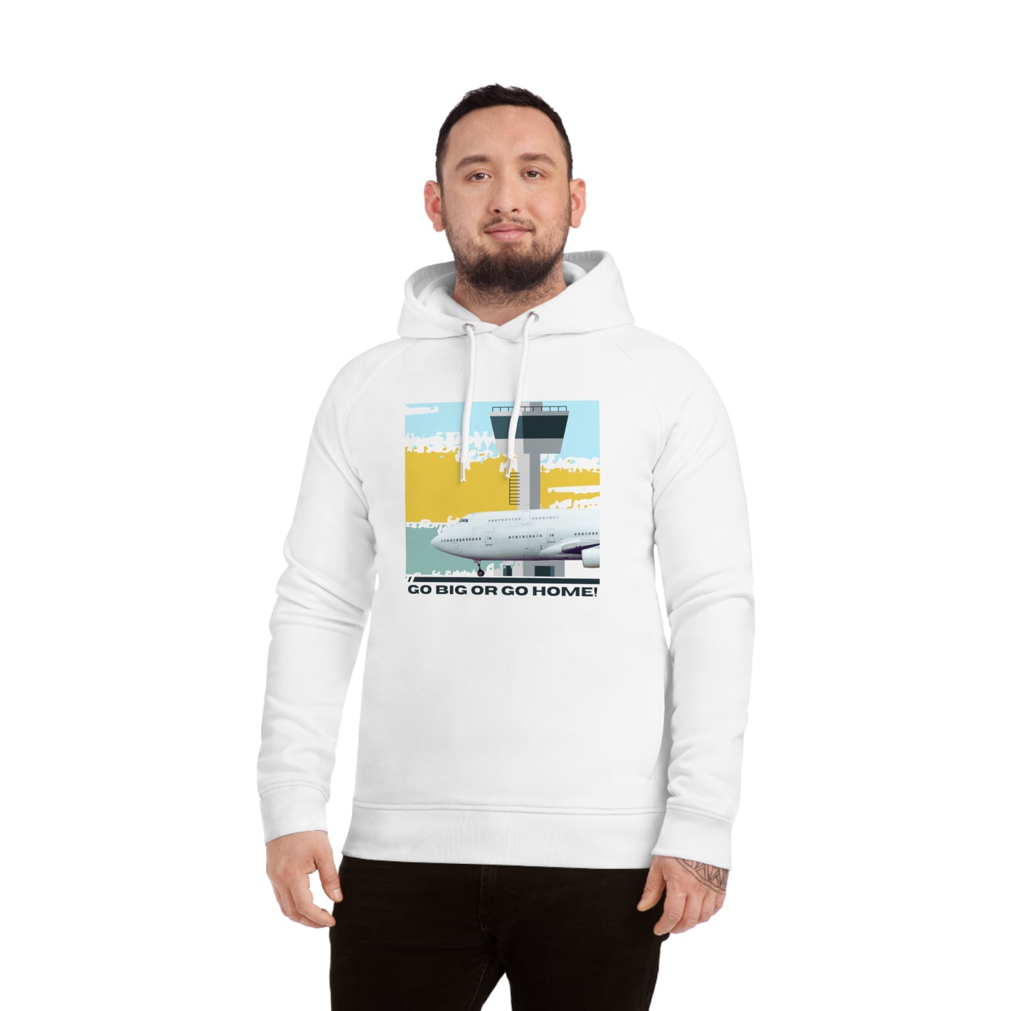 747 Inspired Hoodie - 'Go Big or Go Home'
