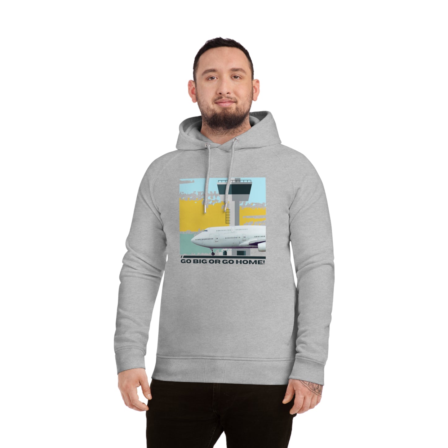 747 Inspired Hoodie - 'Go Big or Go Home'
